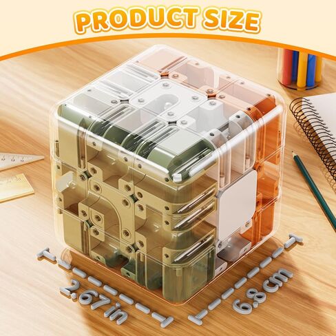 3D Rolling Ball Puzzle Maze Cube - 3x3 Color-Matched Game in Kuwait