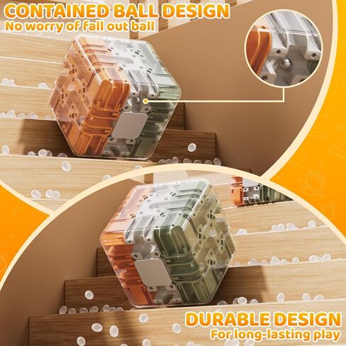 3D Rolling Ball Puzzle Maze Cube - 3x3 Color-Matched Game in Kuwait