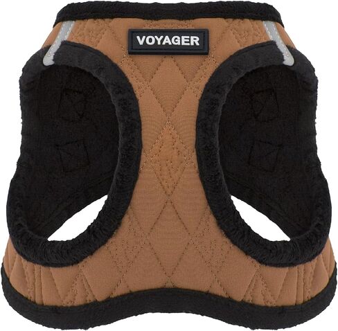 Voyager Step-in Plush Dog Vest Harness -Beige Plush, Medium in Kuwait