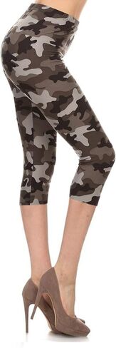 Leggings Depot High Waisted Checkered & Animal Print Leggings for Women - Regular, Plus, 1X3X, 3X5X in Kuwait
