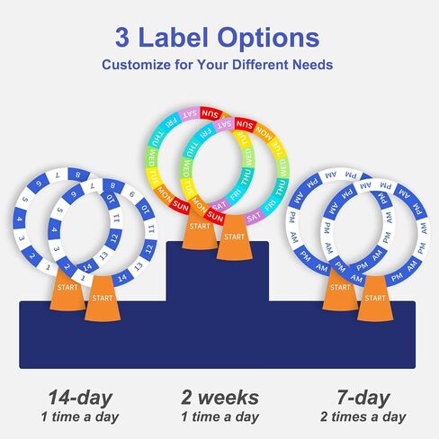 7 day Pill Box Organiser 3 Times Daily Medicine Storage Box,Cruxer Week Medication Tablet Organizer Moisture-Proof BPA Free Travel Dosette Box Dispenser Case to Hold Vitamins,Cod Liver Oil,Supplements in Saudi Arabia
