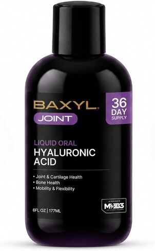 Baxyl - Liquid Hyaluronic Acid for Joint Relief Supplement (Vegan, Gluten-Free, Non-GMO, Patented Oral MHB3) in Kuwait
