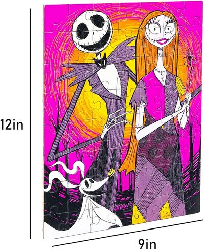 Nightmare Before Christmas Jigsaw Puzzle for Kids, Ages 3-5 - 1 Pack Bundle in Saudi Arabia
