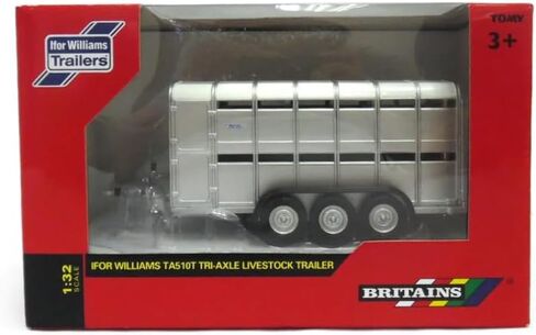 Britains 1: 32 Ifor Williams Livestock Trailer Collectable Farm Vehicle Toy Suitable from 3 Years 152083 in Kuwait