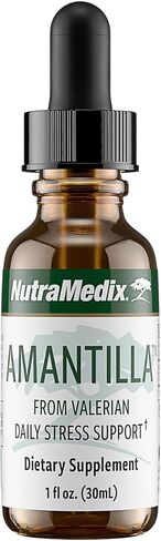 NutraMedix Amantilla Tincture - Valerian Root Extract for Stress Support - Promote Overall Sense of Calm with Valerian Root - Vegan Supplement for Enhanced Slumber (1oz / 30ml) in Saudi Arabia