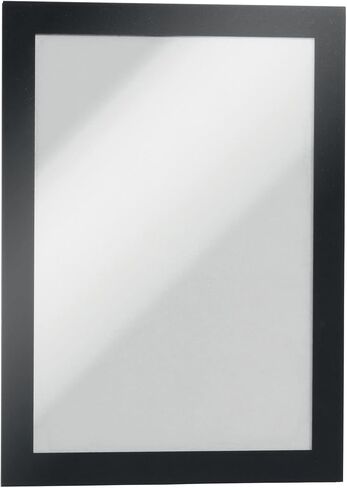 Durable Self-Adhesive Magnetic DURAFRAME Document Sign Holder, Half Letter-Size 5-1/2"" x 8-1/2"", Black, 2 Pack (491301)" in Saudi Arabia
