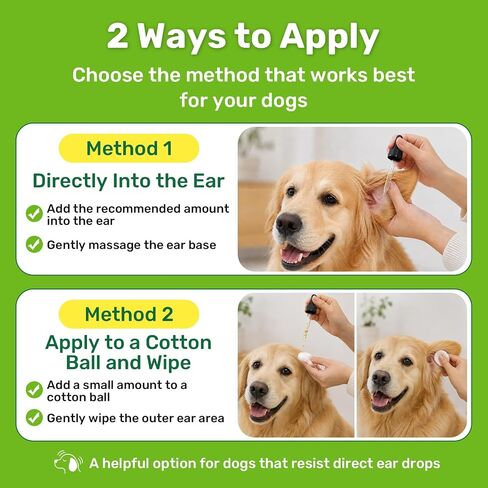 puyrzoe Dog Ear Cleaner Solution, Dog Ear Drops for Wax & Odour Care, 60 ml in Saudi Arabia