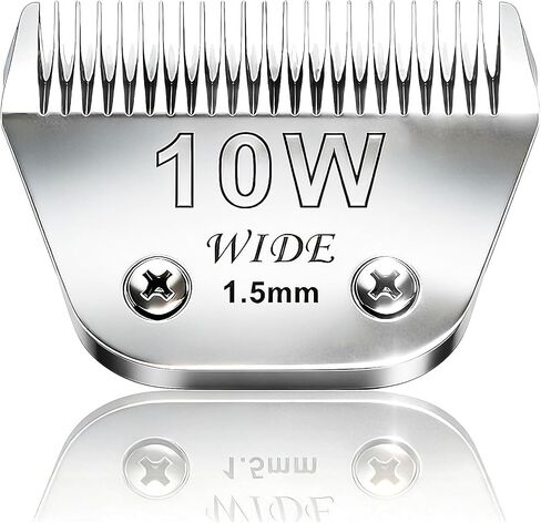 4pcs Dog Grooming Blades Compatible with Andis Dog Clippers,Detachable Ceramic Blade & Stainless Steel Blade (3FC+4FC+5FC+7FC) in Saudi Arabia