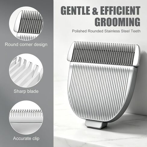 BILLAR 2 Pack Pet Grooming Vacuum Replacement Blade， Compatible with Oneisall LM2 and LM5C | 2 Pcs Pet Grooming Replacement Blade in Kuwait