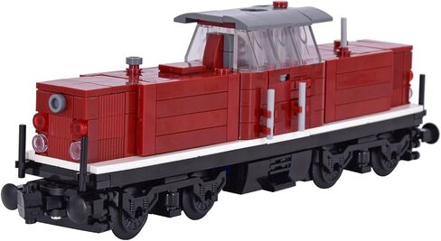 Train Building Block Rail Car – Single Carriage Expansion for MOC Trains, Works with All Major Brands in Kuwait