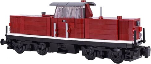 Train Building Block Rail Car – Single Carriage Expansion for MOC Trains, Works with All Major Brands in Kuwait