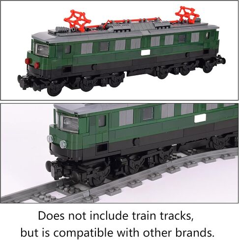 Train Building Block Carriage Kit Single Rail Car Model for MOC Railway Creations, Compatible with All Major Brick Brands, Creative Expansion Set in Kuwait