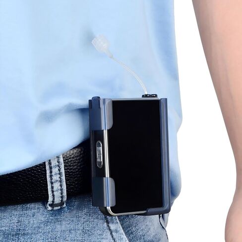 حافظة iGuerburn 360 درجة لـ Tandem tslim X2، حامل مضخة الأنسولين لـ t Slim/t: Slim G4، t: مشبك حزام الحافظة ليس من السهل سقوط وكسر ملحقات المضخة (أسود) in Kuwait