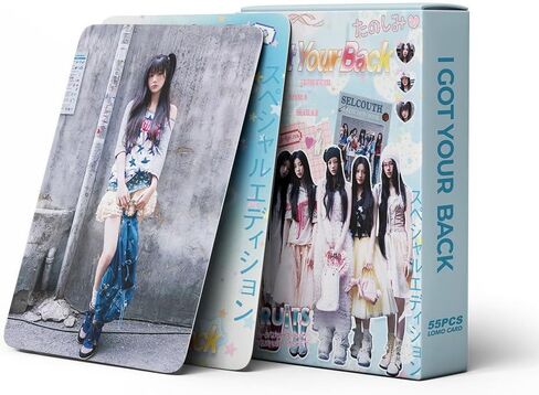 ILLIT Japan 2nd Single I Got Your Back Lomo Card Set - 55PCS Collectible Merchandise for YUNIVERSE Fans in Saudi Arabia