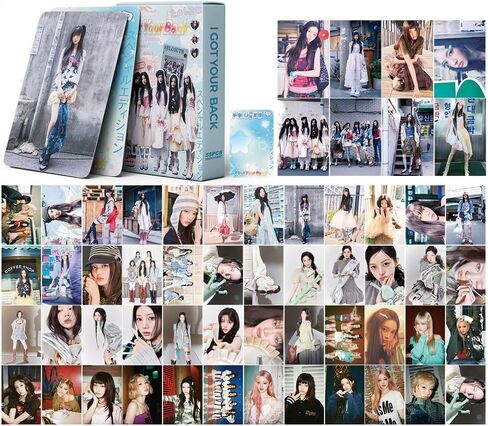 ILLIT Japan 2nd Single I Got Your Back Lomo Card Set - 55PCS Collectible Merchandise for YUNIVERSE Fans in Saudi Arabia