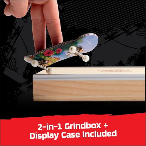 TECH DECK, April Pro Series Finger Board with Storage Display, Built for Pros; Authentic Mini Skateboards, Kids Toys for Ages 6 and up in Saudi Arabia