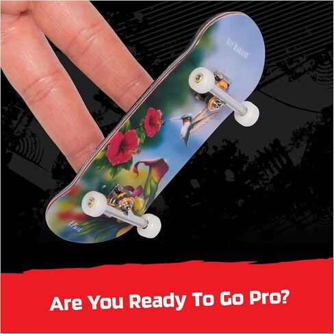 TECH DECK, April Pro Series Finger Board with Storage Display, Built for Pros; Authentic Mini Skateboards, Kids Toys for Ages 6 and up in Saudi Arabia