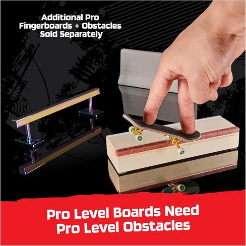 TECH DECK, April Pro Series Finger Board with Storage Display, Built for Pros; Authentic Mini Skateboards, Kids Toys for Ages 6 and up in Saudi Arabia