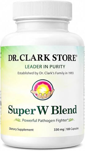 Dr Clark Wormwood Super W Blend 330 mg, 100 Gelatin Capsules in Saudi Arabia