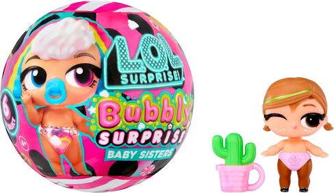 LOL Surprise Bubbly Surprise Baby Sisters – Dolls with Color Change Reveal, On-the-Go Play, 4 Total Surprises – Collect All 6! Gift for Kids Ages 4+ in Kuwait