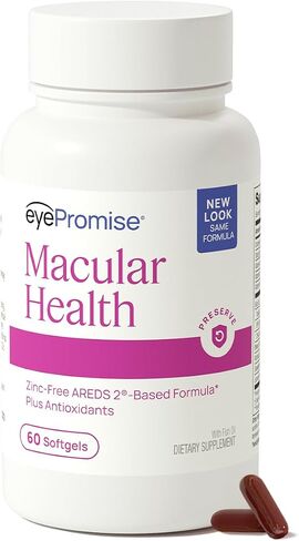 EyePromise Age Related Eye Vitamin Plus - Softgel Capsules with No Zinc, Containing Lutein, Vitamin C, D, E, Omega-3 Fish Oil, and Zeaxanthin in Saudi Arabia