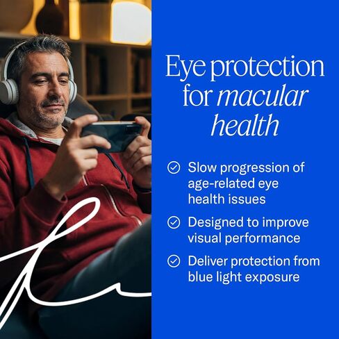 EyePromise Age Related Eye Vitamin Plus - Softgel Capsules with No Zinc, Containing Lutein, Vitamin C, D, E, Omega-3 Fish Oil, and Zeaxanthin in Saudi Arabia