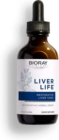 BIORAY Clinical Liver Life - 2 fl oz - Strengthens Liver Structure & Function - Non-GMO, Vegetarian, Gluten Free in Kuwait