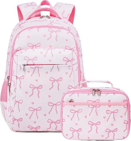 LEDAOU Backpack for Kids Girls Boys School Bags Teen Bookbags Set School Backpack with Lunch Box and Pencil Case in Kuwait