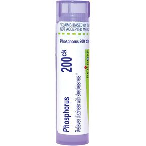 Boiron Phosphorus 200CK, 80 Pellets, Homeopathic Medicine for Dizziness in Saudi Arabia