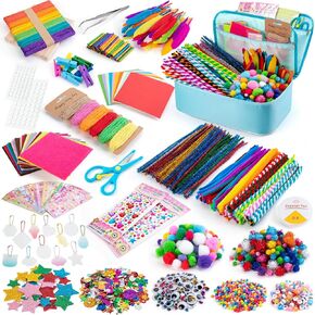 Sundaymot Arts and Crafts Supplies for Kids, 2000+Pcs DIY Craft Kits in Kuwait