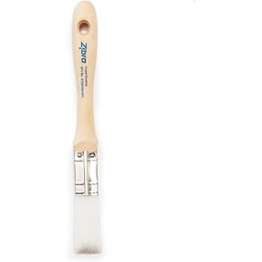 Zibra Round Paint Brush for Curved Surfaces and Ornate Details, 1 in, White, Pro Grade in Kuwait