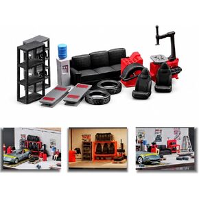 1:64 Diorama Garage Accessories Model Set, Workshop Repair Tool Scene Props in Kuwait