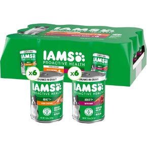 IAMS Proactive Health Pack Wet Dog Food, Beef & Chicken, 13 oz, 12 Pack in Kuwait
