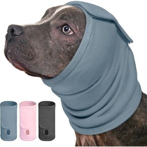 AOFITEE Dog Calming Hoodie Soft Dog Ear Muffs No Flap Ear Wraps for Dogs, M in Saudi Arabia