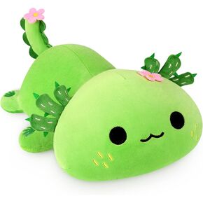 Onsoyours لطيف Axolotl Plushie، وسادة قطيفة ناعمة محشوة على شكل حيوان السلمندر، لعبة Kawaii قطيفة للأطفال (أزرق Axolotl A، 13 بوصة) in Kuwait