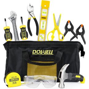 DOWELL Tool Set with Tool Bag, Real Hand Tools for Boys& Girls, Age 12+ in Saudi Arabia