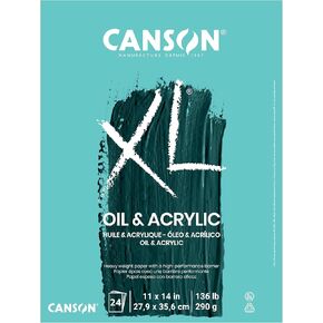 Canson XL Series Oil & Acrylic Paper Pad, 11" x 14", 24 Sheets/Pad in Saudi Arabia