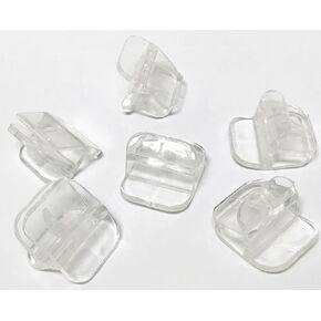 6 Pack - Rimless Glass Canopy Clips in Saudi Arabia