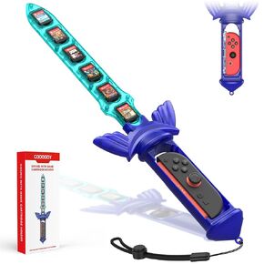 Switch Sword Accessory, CODOGOY Skyward Sword Accessories Compatible with Switch Sports Chambara (Swordplay)/Legend of Zelda: Tears of the Kingdom/Skyward Sword HD, Game Card Storage Function(1 Pack) in Saudi Arabia
