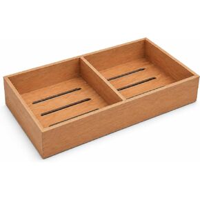 Prestige Import Group - Universal Spanish Cedar Tray with 1 Adjustable Divider for Storage or Cigars - Size: 12.5" x 7.5" x 2.25" in Saudi Arabia