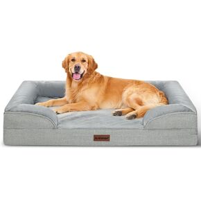 Dog Bed for Extra Large Dogs, 44-Inch Orthopedic XL Waterproof Pet Beds in Saudi Arabia