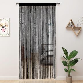 YIIBAII Beaded Curtain Beaded Curtains for Doorways Crystals Suitable for Interior Decoration and Partitions Hippy Closet Curtains (Green, 39"x79") in Saudi Arabia