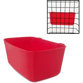 26 Pack Rabbit Feeder Waterer Chicken 21 oz Food Water Cage Cups Puppy Cat Hanging Feeding Dish Coop Bowl Watering Container Treats Drinker for Pigeon Bird Bath Basin Hamster Bed in Kuwait