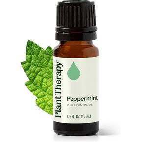 Plant Therapy Peppermint Essential Oil 100% Pure, Undiluted, Natural Aromatherapy, Therapeutic Grade 10 mL (1/3 oz) in Saudi Arabia