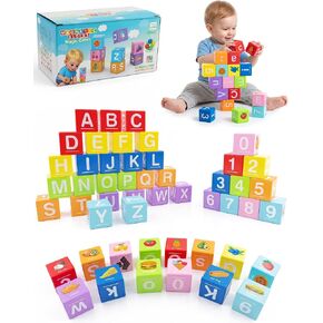 Magnetic Blocks for Toddlers,1.65in Large Montessori Building Cube for Kids in Kuwait
