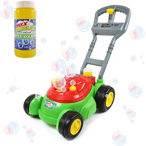 Maxx Bubbles Bubble-N-Go Mower - Bubble Lawn Mower, 4oz Solution - Ages 2-4 in Kuwait