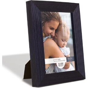 Renditions Gallery 3.5x5 inch Picture Frame Modern Style Wood Pattern and High Definition Glass Ready for Wall and Tabletop Photo Display, Red Frame in Saudi Arabia