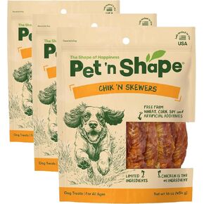 Pet 'n Shape Duck 'n Skewers, Duck Wrapped Rawhide Dog Treats, 16 oz in Kuwait
