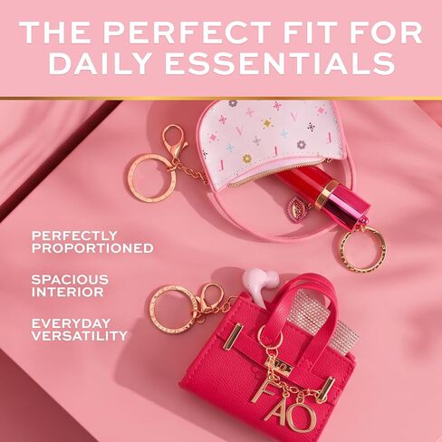 FAO Schwarz Kids Mini Handbag 4-Pack, Clip-On Purse Charms & Coin Pouches in Kuwait