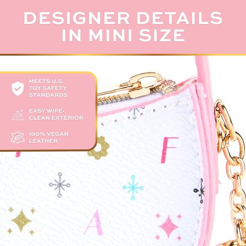 FAO Schwarz Kids Mini Handbag 4-Pack, Clip-On Purse Charms & Coin Pouches in Kuwait
